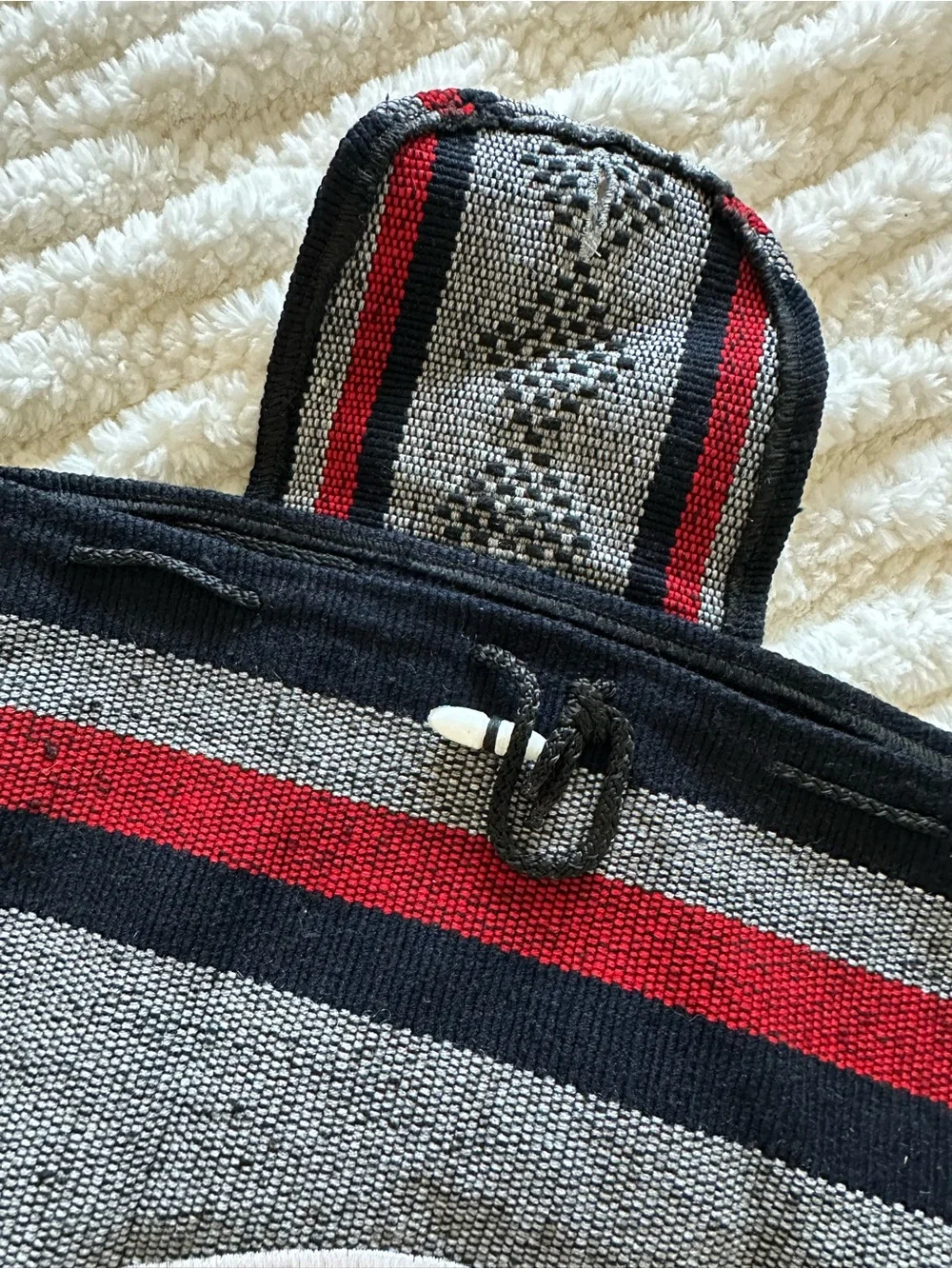 New England Patriots Gray & Navy Knit Backpack